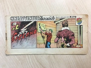 78382 CINEAVVENTURA Tascabile Striscia I Serie n 179 Il Ciclone Ed Fanteria 1952 - Picture 1 of 4