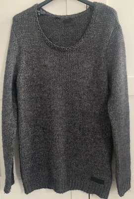 Suéter Jersey Tejido Tiger Of Sweden Hombre M Gris Medio Foto 1 de 4