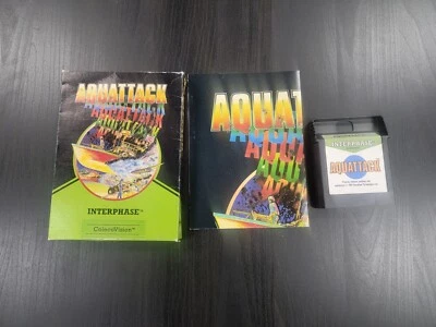 Aquattack Aqua Attack (ColecoVision) W Box, Manual/Poster CIB Extremely RARE - Image 1 of 4