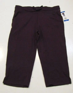 32 Degrees Agate Purple Lounge Active Drawstring Capris Size Small S NWT Womens - Picture 1 of 2