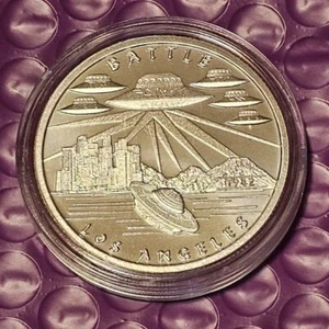2023; Battle Los Angeles; IN CAPSULE; 1 Troy oz .999 Pure Silver ART Round - Picture 1 of 6