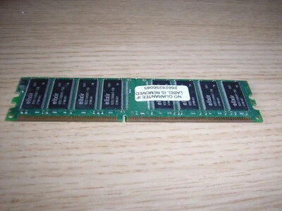 elixir Arbeitsspeicher 256 MB DDR RAM PC2100 (266 MHz) 184-Pin DIMM - Bild 1 von 3