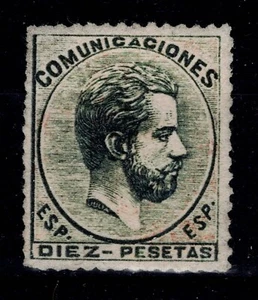 Edifil 129 nuevo * centrado 1872 Amadeo I sello España 10 pesetas - Imagen 1 de 1