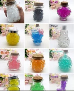 10000 Perle d'Acqua Gel Decorative 60g - 12 Colori Vasi Giardino Piante - Foto 1 di 8