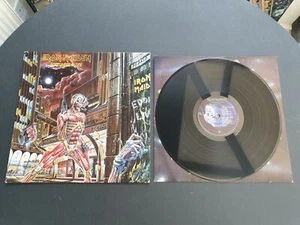 IRON MAIDEN - SOMEWHERE IN TIME 1986 UK PRESS 12" VINYL RECORD LP - Picture 1 of 5