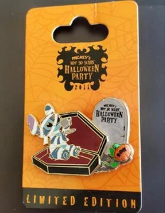 Disney MNSSHP 2011 Not Scary Halloween Party Mummy Stitch in Coffin Pin 86266 - Picture 1 of 1