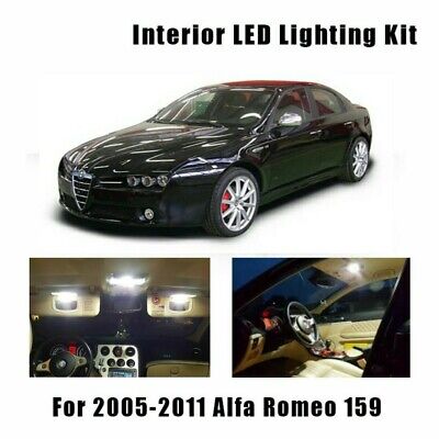Kit Led Interni Alfa Romeo 159 Ant + Post + Bagagliaio + Portaoggetti Canbus • 12.90€