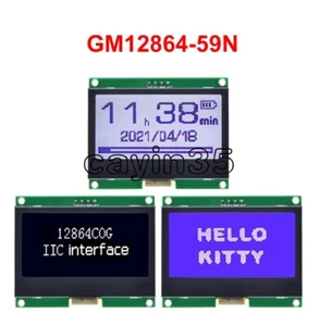 Módulo LCD I2C IIC 12864 COG pantalla gráfica panel LCM para Arduino - Imagen 1 de 11