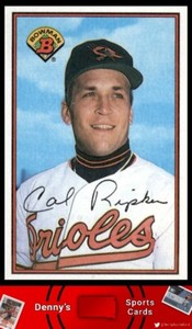 1989 Bowman #9 Cal Ripken Baltimore Orioles Baseball Card