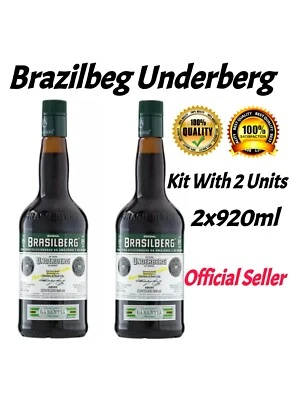 Brazilbeg Underberg Aperitivo Bebida Coquetel Kit 2x920ml Licor Brasilberg Foto 1 de 4