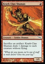 Krark-Clan Shaman Foil | EX | | Mirrodin Magic MTG