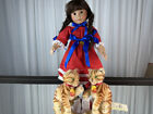 Steiff 703270 - Doll Eddie With 2 Cats 48cm - Top Condition