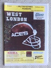 West London Aces v Milton Keynes Pioneers 1993 Season 2nd home game