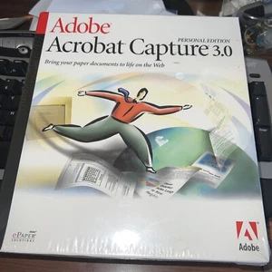 ADOBE ACROBAT CAPTURE 3.0Personal Edition Factory Sealed - Picture 1 of 4