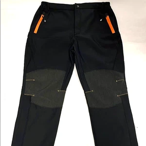 Windstopper Fleece Lined Hiking Pants Men’s Waterproof Windproof Trousers - Picture 1 of 7