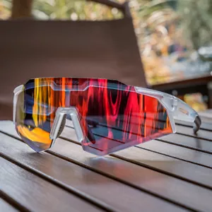 Gafas de ciclismo fotocromáticas ajustables soporte nariz marco miopía deportes polarizados - Imagen 1 de 25