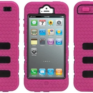 Gecko Tradie Ultra Tough Case Apple iPhone 5 Pink 5S SE Cover Splash Dust Proof - Picture 1 of 2