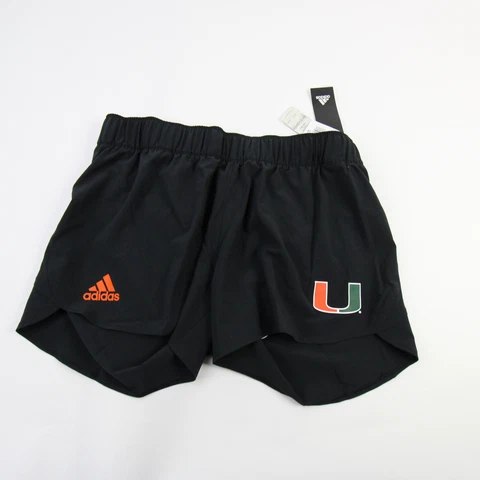 Miami Hurricanes adidas Running Short Women's Black New Cover