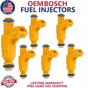 GENUINE x6 BOSCH Fuel Injectors For 1999, 2000, 2001 Ford Explorer 4.0L V6 - Picture 1 of 3
