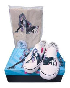 MTV x Hatsune Miku Collaboration Sneaker Slipper weiß Größe 27,0 cm NEU Japan - Bild 1 von 12
