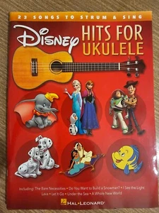 DISNEY HITS FÜR UKULELE - STANDARDNOTATION + AKKORDE - HAL - SEHR GUTER ZUSTAND - Bild 1 von 7