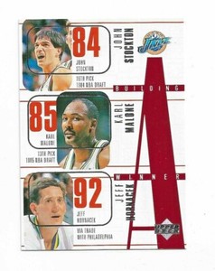 NBA Playercard 96-97 Upper Deck - Building a Winner - Utah Jazz #162 - Stockton