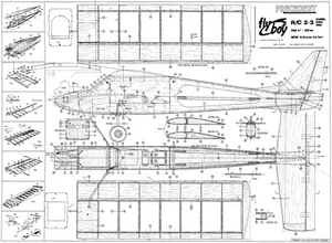 PRECEDENT FLY BOY PLANS R/C TRAINER - Picture 1 of 1