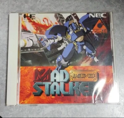 PC Engine game Mad Stalker (Turbo grafx) original CD tested OBI spine card - Image 1 of 4