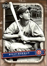 2005 Upper Deck Classics Baseball Card #7 Billy Herman