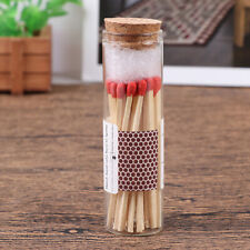 30pcs/set Matchsticks Scented Candle Matches Jar Candlelight Bottle Glass Hol St