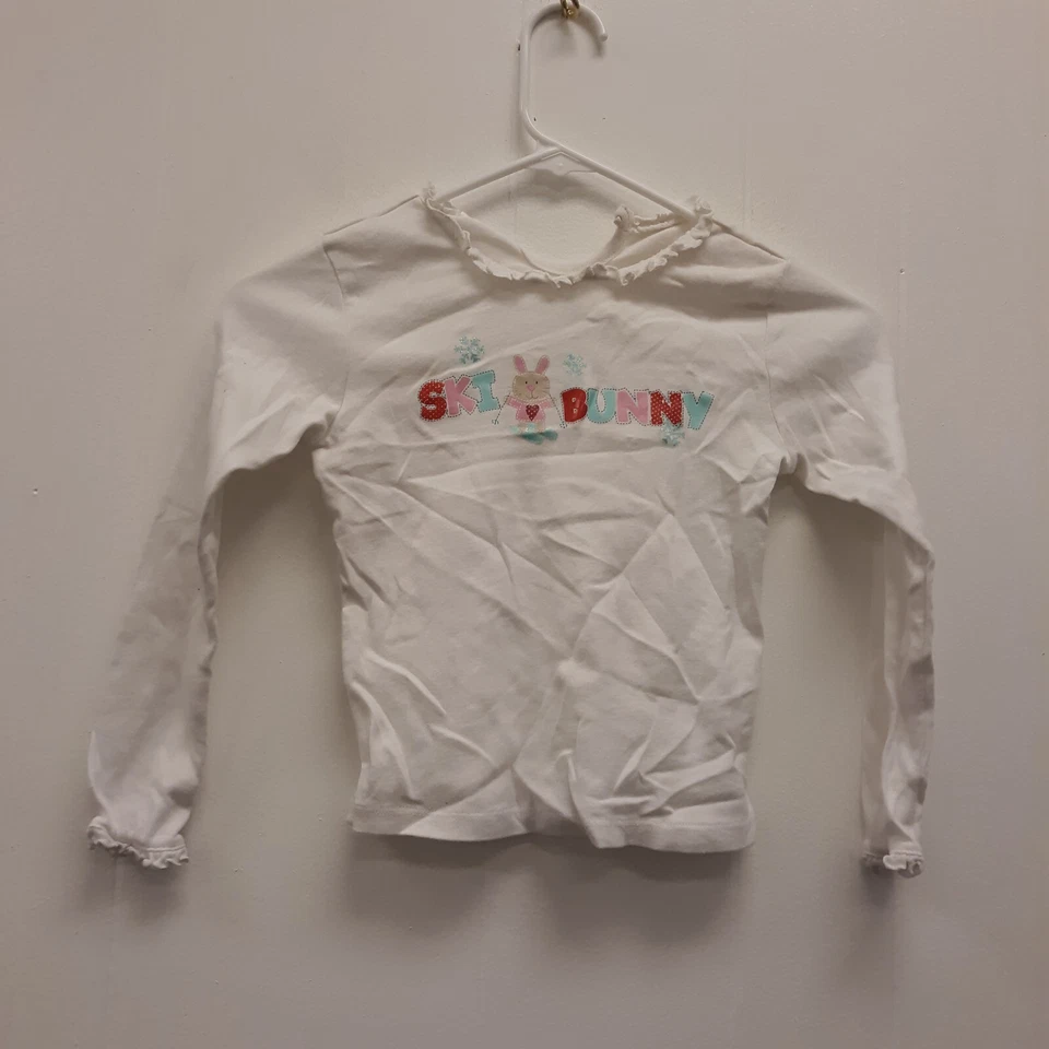 Suéter Wonder Niños Blanco Niñas Tallas 5T Manga Larga Invierno Conejito y Botón  Foto 1 de 4