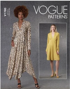 Vogue V1780 Kleid Muster L, XL, XXL Neu ungeschnitten - Bild 1 von 2
