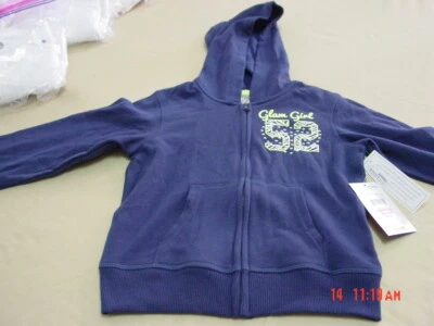 Sudadera con capucha ligera con cremallera Danskin Now para niñas Foto 1 de 4