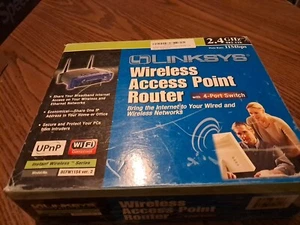 Router de banda ancha Linksys 2,4 GHz 10/100 4 puertos BEFW11S4 10-4 - Imagen 1 de 1