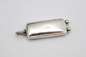 Cortador de cigarros plegable antiguo raro de plata esterlina con sello Birmingham 1902 - Imagen 1 de 9