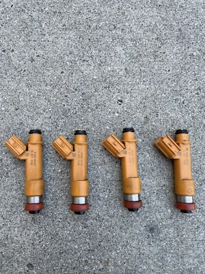 Inyectores de combustible Denso 23250-28060 usados (4) 2003-2011 Toyota Camry 2,4 L I4 Foto 1 de 2