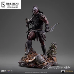 IRON STUDIOS Lurtz Captain of the Uruk-hai Statue The Lord of the Rings Display - Picture 1 of 10