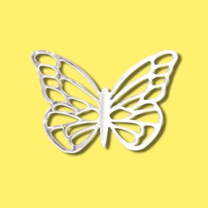 Patterned Butterfly Shaped Acrylic Mirrors - Picture 1 of 1