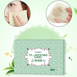 100PCS Oil-Absorbing Papers Sheets Refreshing Sweat-absorbent Facial Tissue - Picture 1 of 7