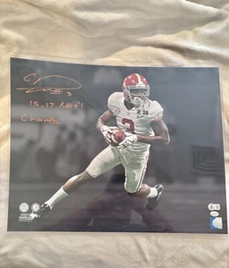 Calvin Ridley Autograph 16x20 Poster Alabama National Champs 15, 17 Beckett COA - Picture 1 of 3