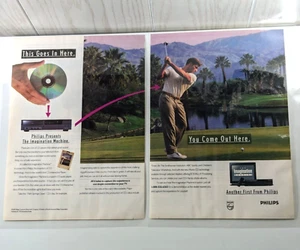 Philips CD-i Fold-Out Ad 1992 - Doppelseitig laminiert, tolles Geschenk für Retro Tech - Bild 1 von 9
