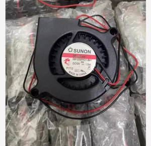 1pcs SUNON GB1205PKV1-8AY 12V 1.5W 5020 Projector Turbo Cooling Fan 2-wire - Picture 1 of 5