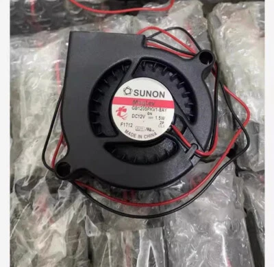 1pcs SUNON GB1205PKV1-8AY 12V 1.5W 5020 Projector Turbo Cooling Fan 2-wire - Image 1 of 4