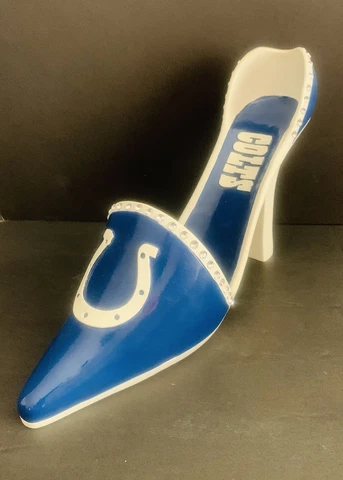 Indianapolis Colts High Heel Shoe Wine Bottle Holder Cover