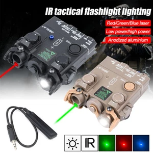 WADSN DBAL-A2 PEQ1 Green Infrared Aiming Laser With White Hunting Strobe Light - Picture 1 of 16