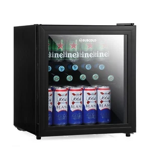Subcold Table Top Mini Fridge 50L Quiet & Efficient CAVE50 LED Glass Door - Picture 1 of 15