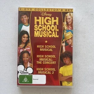High School Musical / The Concert / High School Musical 2 ( DVD 3 Disc Set R4 ) - Picture 1 of 6