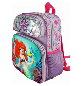 The Little Mermaid Ariel Flunder Kleinkind 12" 3D Schulrucksack - Bild 1 von 3