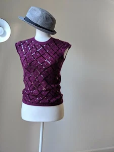 IISLI Cashmere Blouse M burgundy - Bild 1 von 10