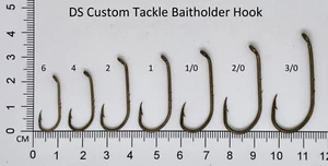 50 Octopus Baitholder down eye Fishing Hooks #1 to 5/0 tautog blackfish seabass - Picture 1 of 4